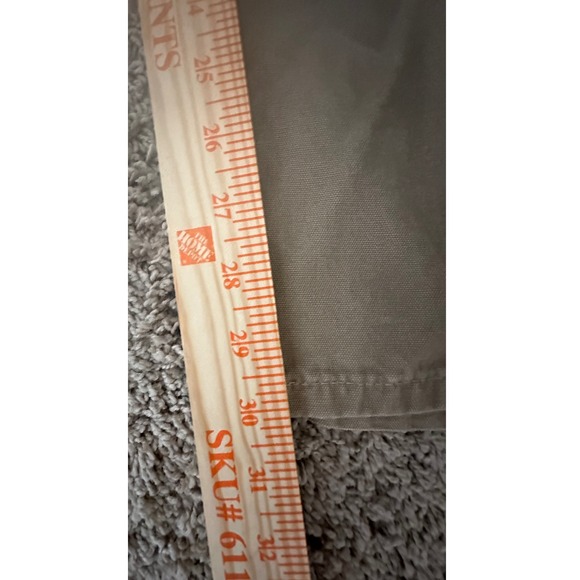 Carhartt Women's Tan Canvas Cargo Work Pants Utility Carpenter Pockets Sz 14 - Picture 13 of 14